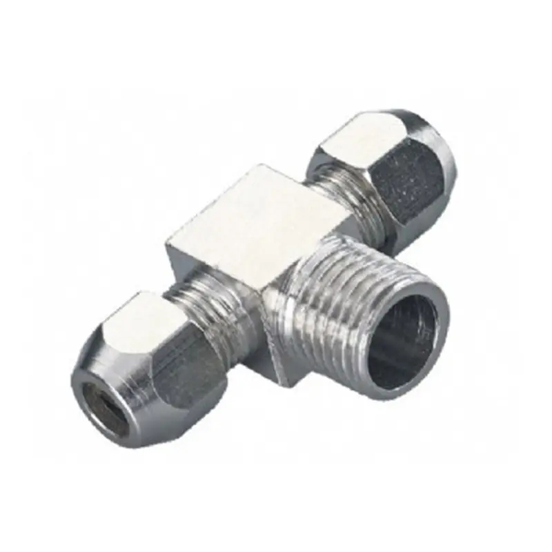 The external thread ferrule tee joint